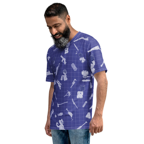 Blueprint All Over T-Shirt