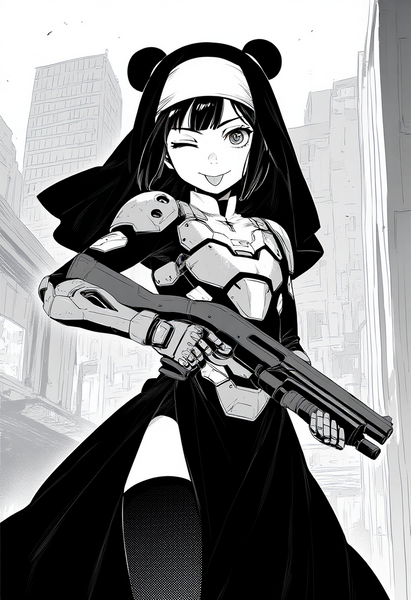 A blunderbess Discipline nun
