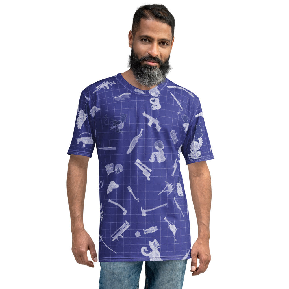 Blueprint All Over T-Shirt