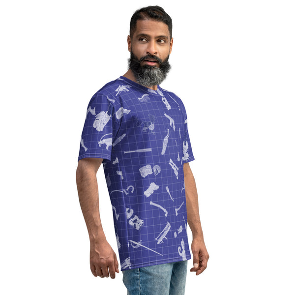 Blueprint All Over T-Shirt