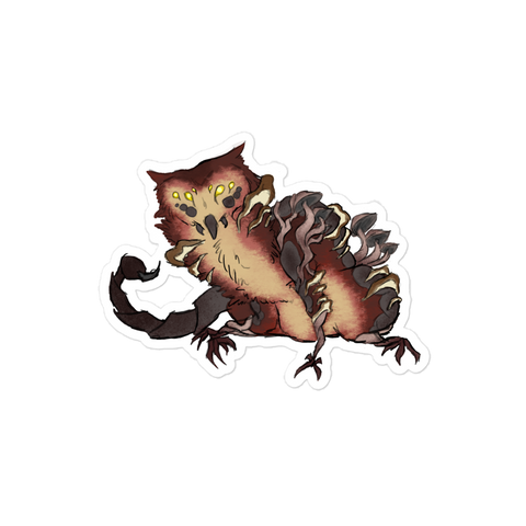 Devil's Tooth Owl Sticker